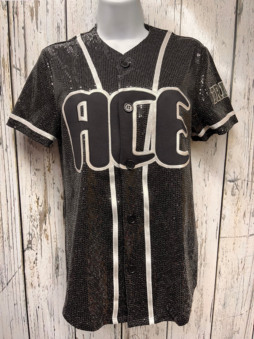 Black Sequin Jersey