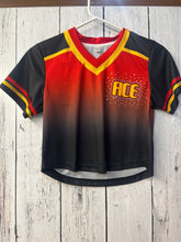 Load image into Gallery viewer, ACE cropped Jersey with Rhinestones

