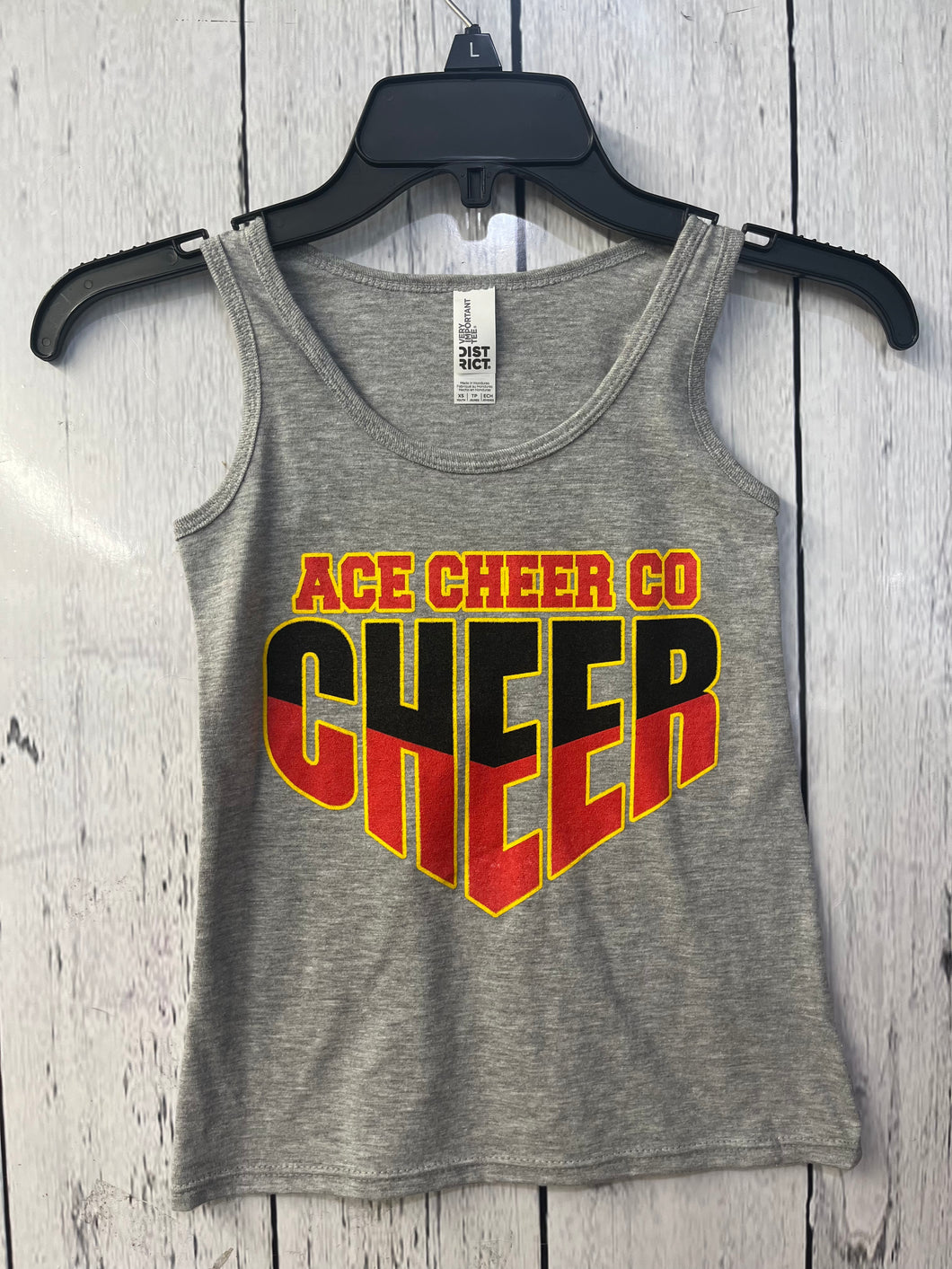 Grey ACE youth tank